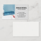 Verfroller | Huisschilder | Blauwe Verf Visitekaartje (Voorkant / Achterkant)