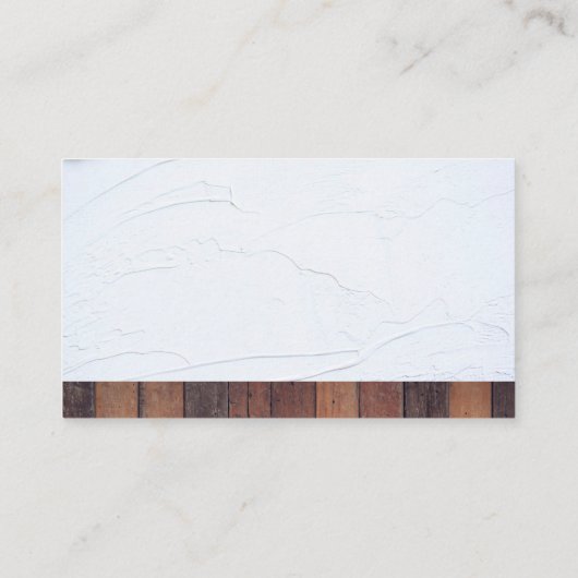 Verfroller | Spackel | Hout Visitekaartje (Achterkant)