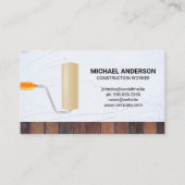 Verfroller | Spackel | Hout Visitekaartje (Voorkant)