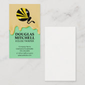 Verfrollerpictogram | Druppelende verf Visitekaartje (Voorkant / Achterkant)