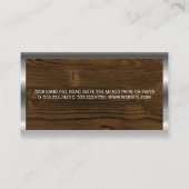 Verfrollers | Hout en Metaal Visitekaartje (Achterkant)