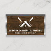 Verfrollers | Hout en Metaal Visitekaartje (Voorkant)