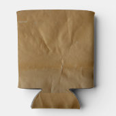 Verfrommeld rood papier: grungy achtergrond. blikjeskoeler (Achterkant)