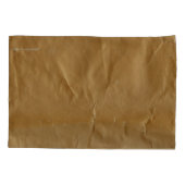 Verfrommeld rood papier: grungy achtergrond. kussensloop (Achterkant)