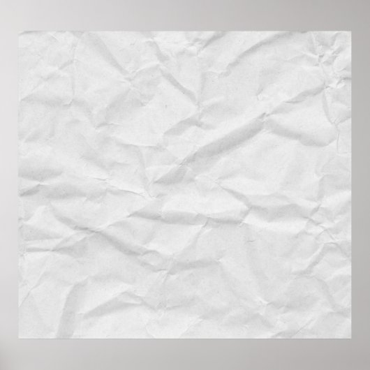 Verfrommeld wit papier: getextureerde achtergrond poster (Voorkant)