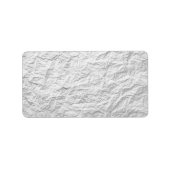 Verfrommelde papiertextuur voor achtergrond 2 etiket (Voorkant)