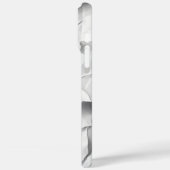 Verfrommelde Witte Papier Textuur Moderne Telefoon Case-Mate iPhone Case (Achterkant / Links)