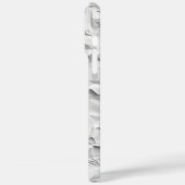 Verfrommelde Witte Papier Textuur Telefoonhoes Case-Mate iPhone Case (Achterkant / Links)