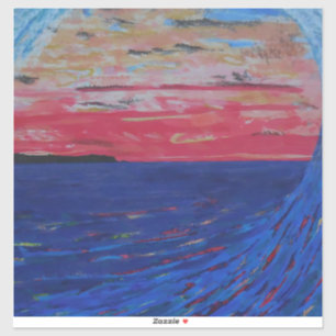 Verfschilderij Sticker