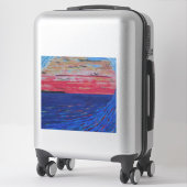 Verfschilderij Sticker (Koffer)