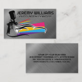 Verfshop | Auto spuitverforgelogo Visitekaartje (Voorkant / Achterkant)