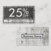 verfspaanbon kortingskaartje (Voorkant / Achterkant)