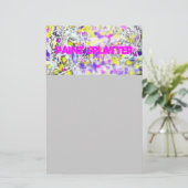 verfspaar en druppelkunst briefpapier (Staand voorkant)