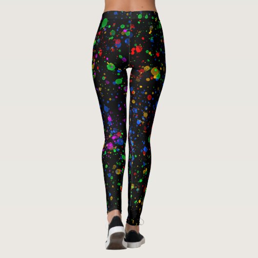 Verfspat Leggings (Achterkant)