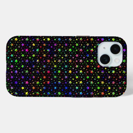 Verfspat Sterren Case-Mate iPhone Case (Achterkant (horizontaal))