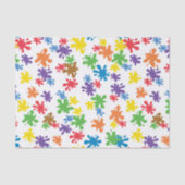 Verfspat Tissuepapier (Voorkant)