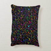 Verfspat Vineer Accent Kussen (Achterkant (Verticaal))