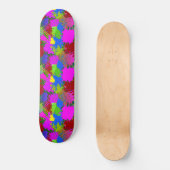 Verfspatpatroon 3 persoonlijk skateboard (Voorkant)