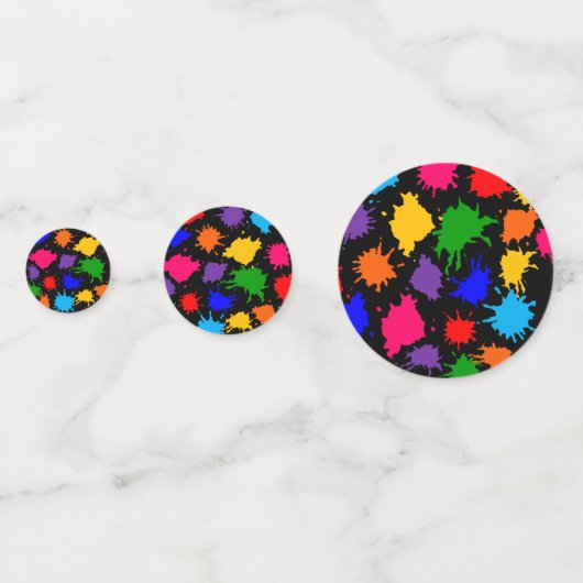 Verfspatten Confetti (Achterkanten)