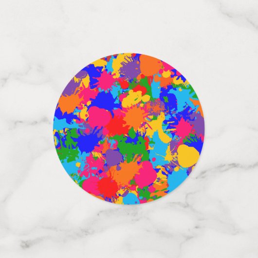 Verfspatten Confetti (Kleine voorkant)