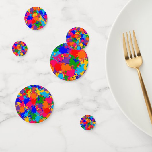 Verfspatten Confetti (Groep)