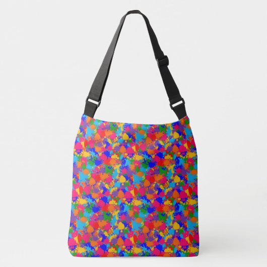 Verfspatten Crossbody Tas (Voorkant)