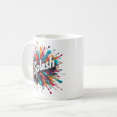 verfspatten koffiemok (Voorkant links)