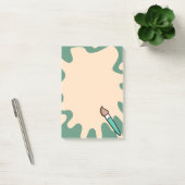 Verfspatten Kwast Artistiek Post-it® Notes (Kantoor)