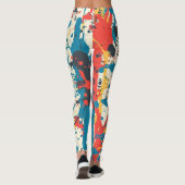 Verfspatten Leggings (Achterkant)
