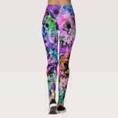 Verfspatten Leggings (Achterkant)