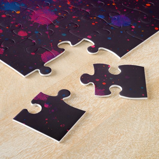 Verfspatten Legpuzzel (Zijkant)