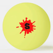 Verfspatten Pingpongbal (Voorkant)