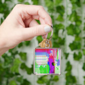 Verfspatten Sleutelhanger (Hand)