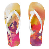 Verfspatten Teenslippers (Voetbed)