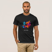 verfspattenexplosie t-shirt (Voorkant volledig)