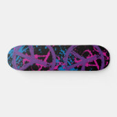 VERFSPATTER VREDESTEKENS SKATEBOARD (Horizontaal)