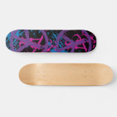 VERFSPATTER VREDESTEKENS SKATEBOARD (Horizontaal)