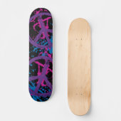 VERFSPATTER VREDESTEKENS SKATEBOARD (Voorkant)