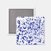 Verfspatterblauw Magneet (Voorkant / Achterkant)