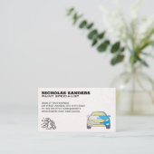 verfspecialist | Auto Body Shop Visitekaartje (Staand voorkant)