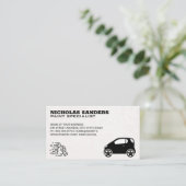 verfspecialist | Smart Car-Logo Visitekaartje (Staand voorkant)
