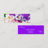 verfsplaatstabstract visitekaartje (Voorkant / Achterkant)