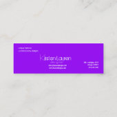 verfsplaatstabstract visitekaartje (Achterkant)