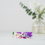 verfsplaatstabstract visitekaartje (Staand voorkant)