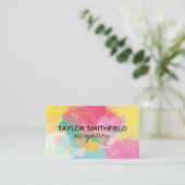 verfspleet visitekaartje (Staand voorkant)