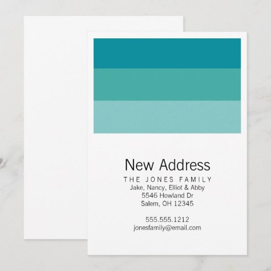 verfstaal bewegende mededeling aankondiging (Voorkant / Achterkant)