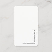 Verfstaal | Warme grijze verf chips | Schilder Visitekaartje (Achterkant)