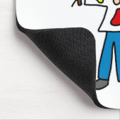 Verfstickfiguur Muismat (Hoek)