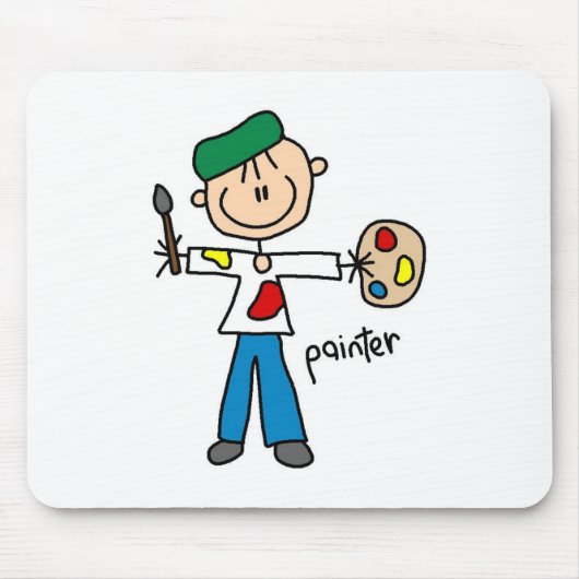 Verfstickfiguur Muismat (Voorkant)