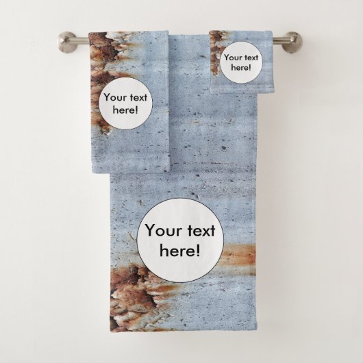 Verftextuur afpellen bad handdoek (Insitu)